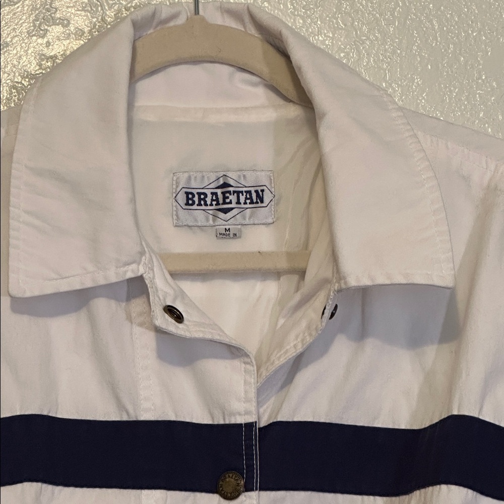 BRAETAN Five Point Glacier Park Stripe Canvas Chore Barn Jacket GVC M - Picture 4 of 4